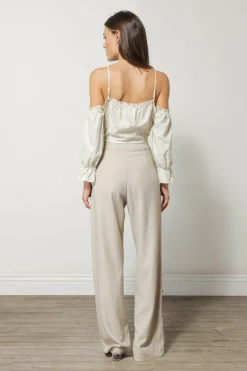 Line & Dot NIKKI OFF SHOULDER BLOUSE- Tops