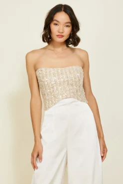 Line & Dot PEARL TOP- Tops