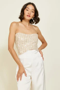 Line & Dot PEARL TOP- Tops