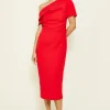 Line & Dot PHILLIPA MIDI DRESS- Dresses