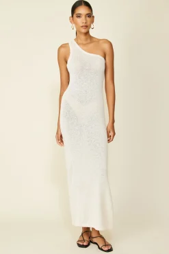 Line & Dot POOLSIDE ONE SHOULDER DRESS- Dresses