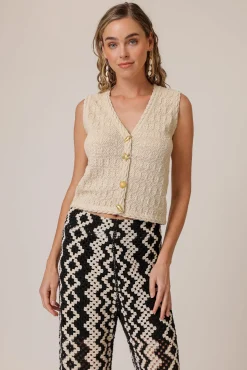 Line & Dot RIYA SWEATER VEST- Bottoms