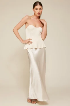 Line & Dot SAFFY PEPLUM TOP- Tops