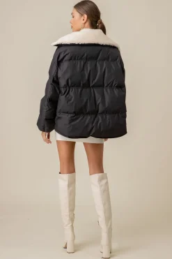 Line & Dot SAGE PUFFER JACKET- Outerwear