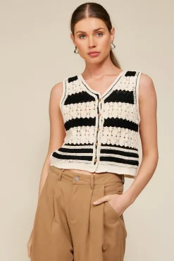 Line & Dot SIOBAN STRIPE TOP- Tops