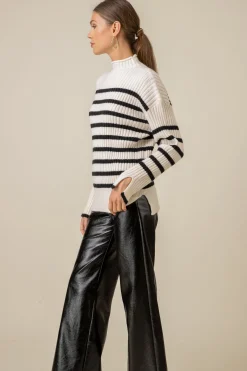 Line & Dot SUNDAY STRIPE SWEATER- Knits