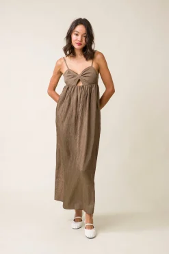 Line & Dot UNA MIDI DRESS- Dresses