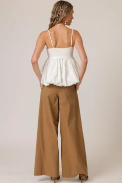 Line & Dot WESLEY MIX-MEDIA TOP- Tops